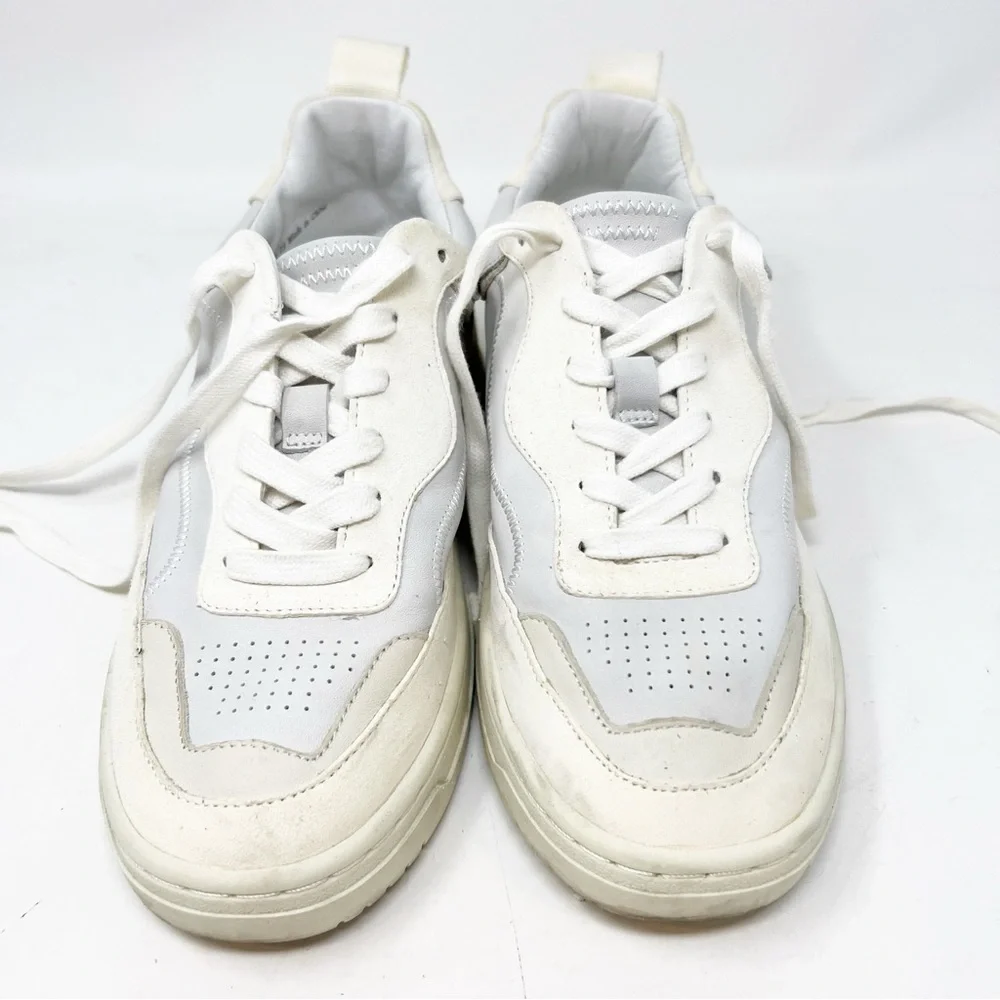 DOLCE VITA WHITE LEATHER SNEAKERS WOMENS SZ 7.5